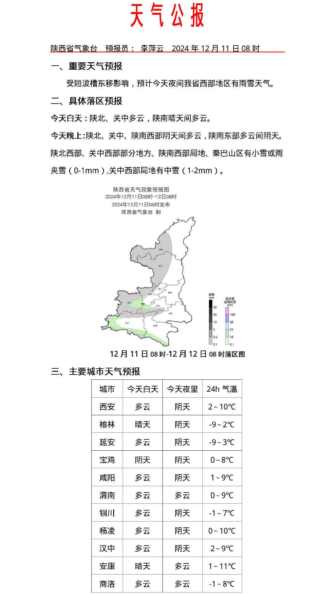 陕西省气象台最新消息(陕西气象最新资讯发布)